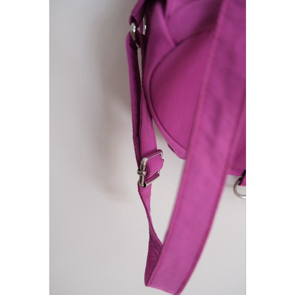 Rebecca Minkoff Julian Hot Pink Nylon/Leather Backpack PRODUCTION SAMPLE - Picture 12 of 12